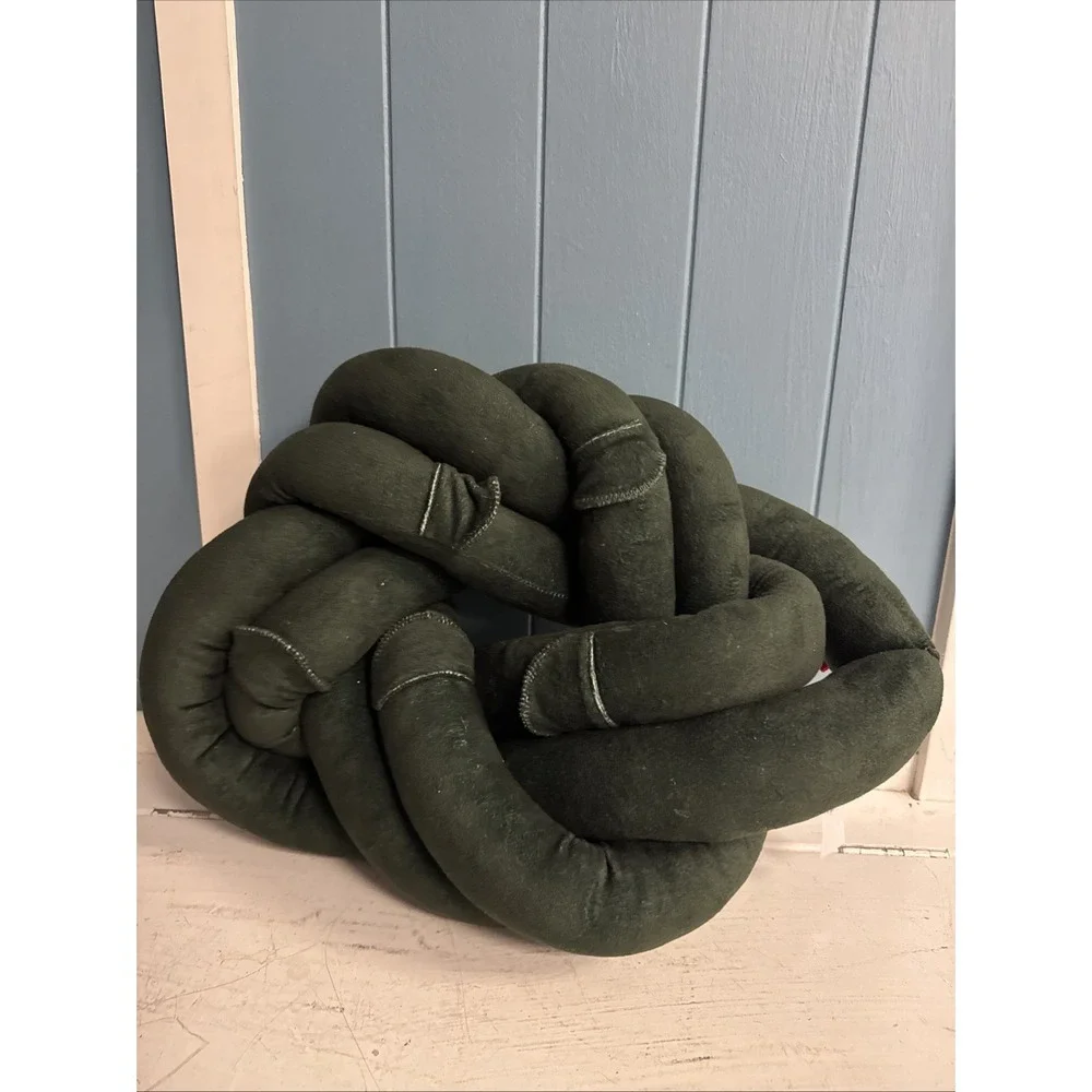 Reddy Dog Toy Snuffle Pet Mat Plush Stuffed‎ Green KNOT Chew Toy Cushion NWOT